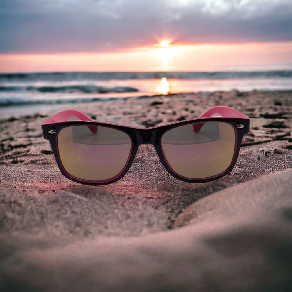 Classic Two Tone Unisex Sunglasses WF04-2T